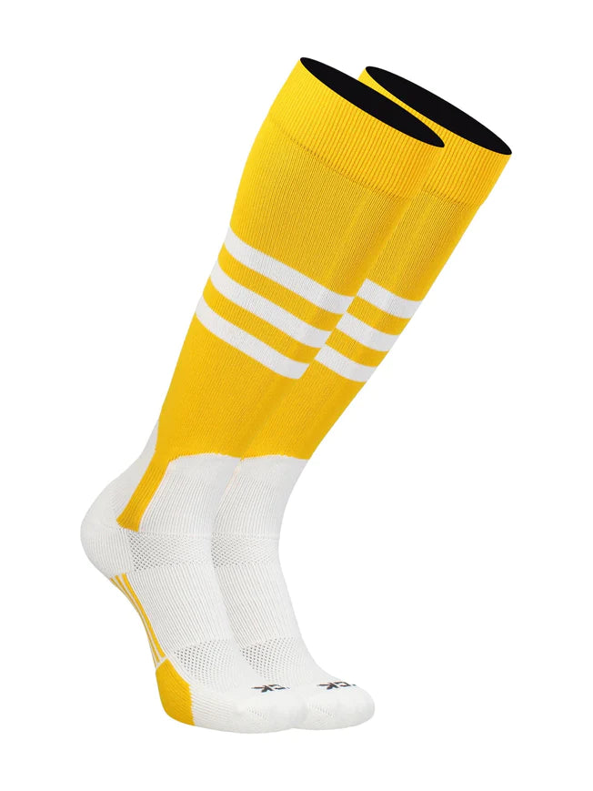 TCK Baseball Stirrup Socks with Stripes Pattern - Comfortable Athletic Socks for Baseball Players - Perfect for Training, Games & Sports Performance