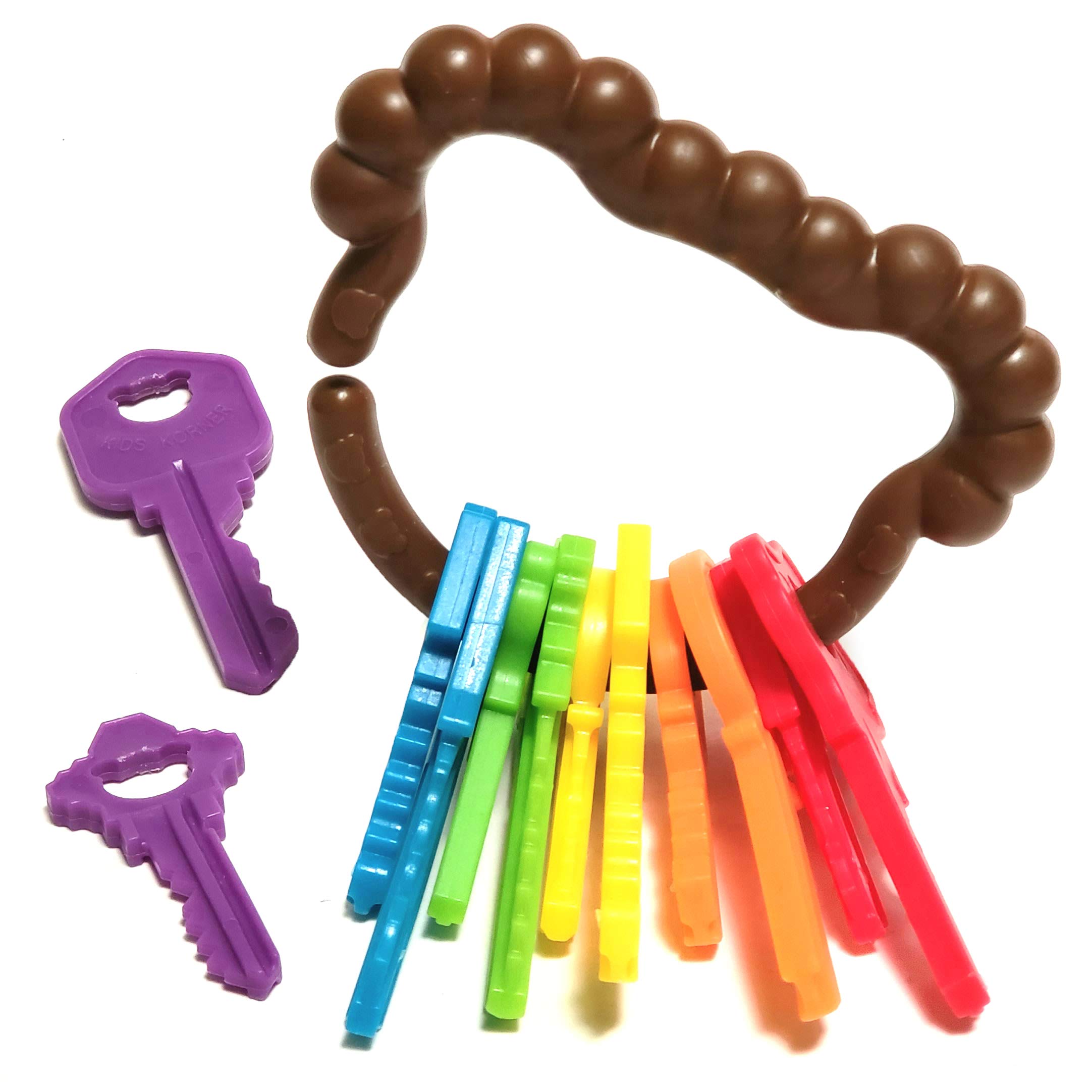 Montessori Baby Keys Toy Set - Educational Learning Toys for Toddlers 2-3 Years Old | Realistic Key Matching Game, Sensory & Pretend Play for Autistic Kids | Includes Free Activity eBook - Perfect for Early Childhood Development & Home Schooling