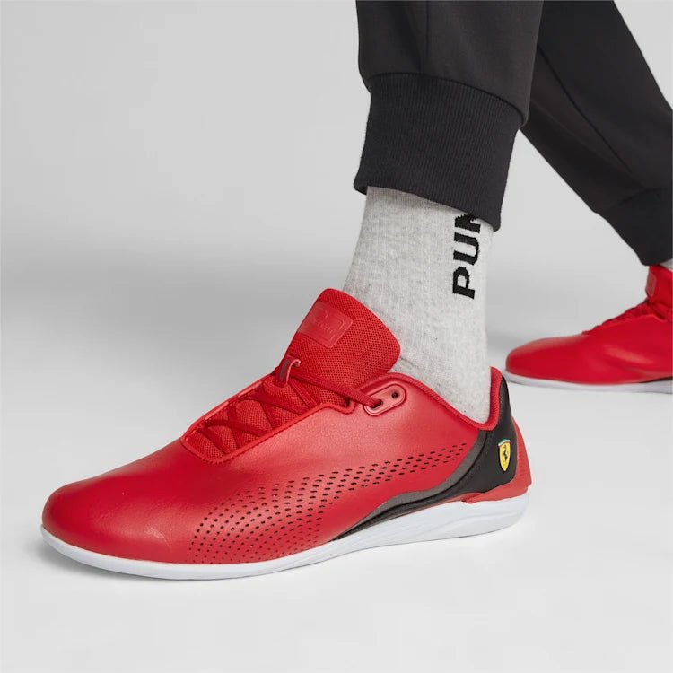 PUMA Men's Scuderia Ferrari Drift Cat Decima Motorsport Sneakers - Red/Black - Lightweight & Comfortable for Racing, Driving & Casual Wear