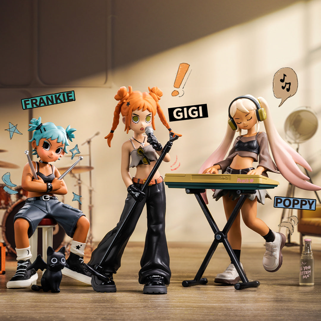 POP MART Peach Riot Rise Up Series Blind Box Collectible Figure - Cute Anime Style Mystery Toy for Display & Collection - Perfect for Home Decor, Office Desk & Gift Giving