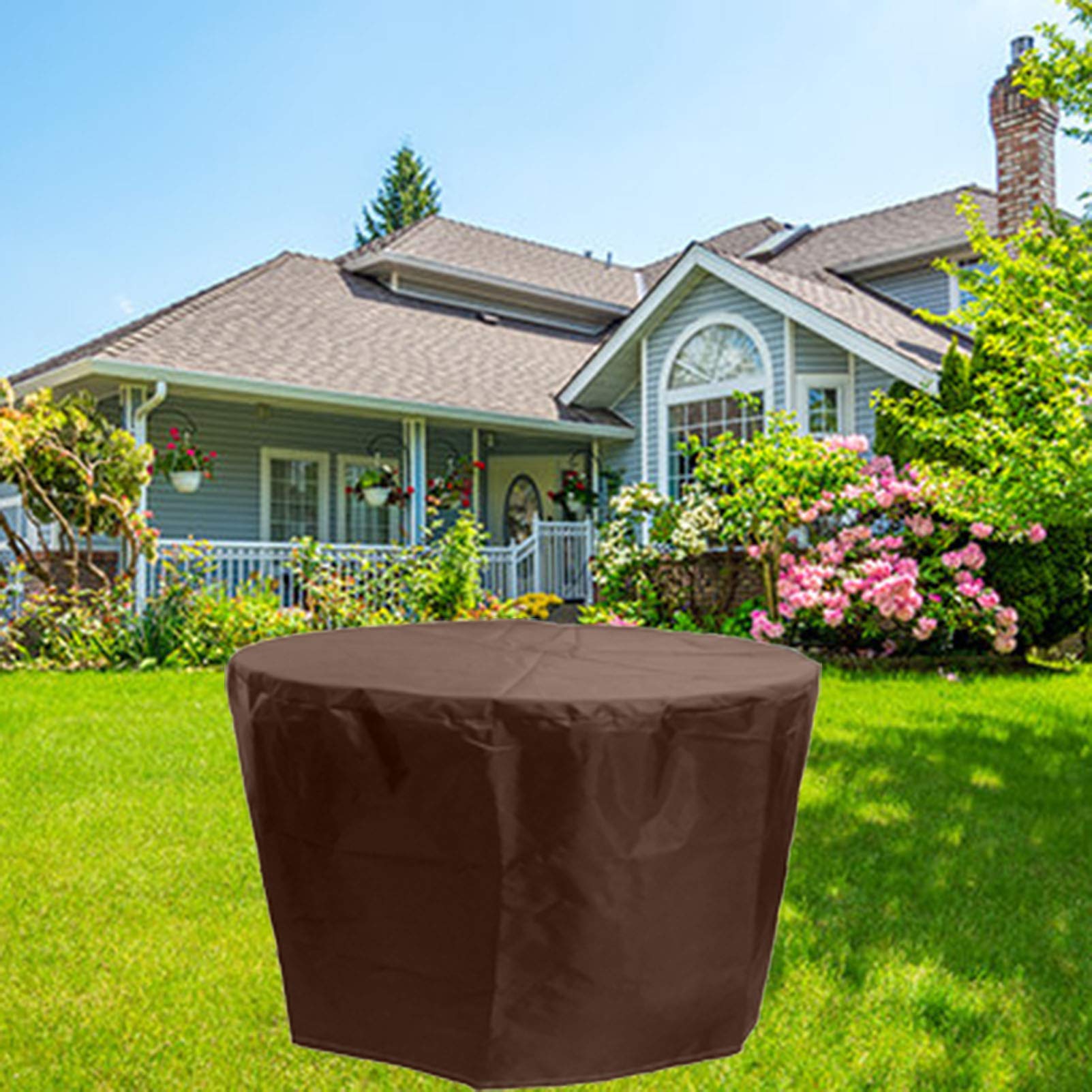 33x16in Heavy Duty 420D Oxford Garden Furniture Cover - Windproof, Anti-UV, Snow Protection for Outdoor Patio Rattan Furniture Sets | Perfect for Backyard, Deck, and Poolside Use