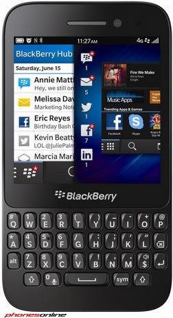 Unlocked Blackberry Q5 Smartphone - Black | GSM Compatible, No Contract | Perfect for Business Professionals & Students