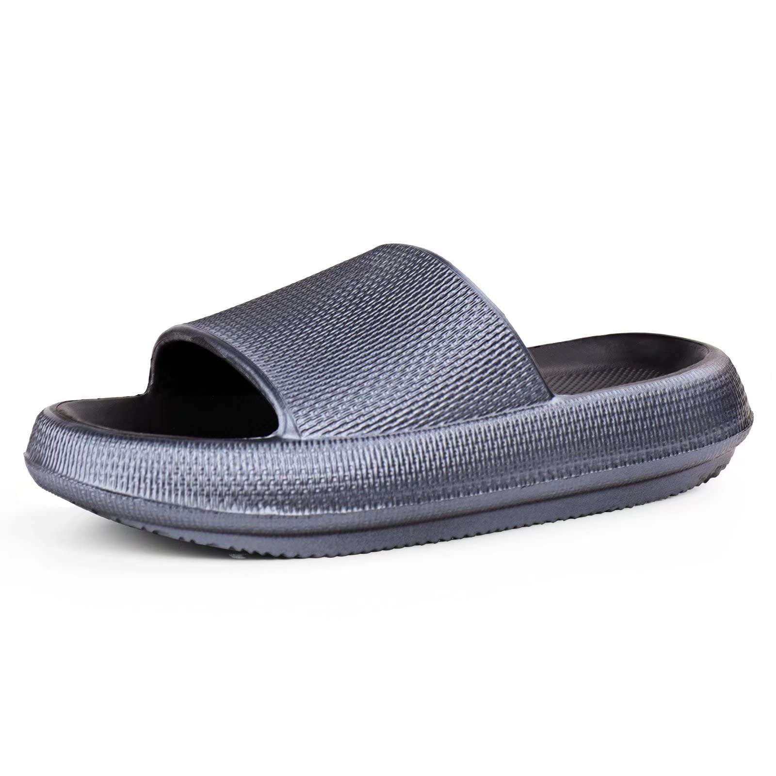 EQUICK Cloud Slides Pillow Slippers for Women and Men - Ultra Soft Bathroom Sandals with Cushioned Thick Sole | Indoor & Outdoor Shower Slippers | Perfect for Home, Spa, Poolside, and Beach Use