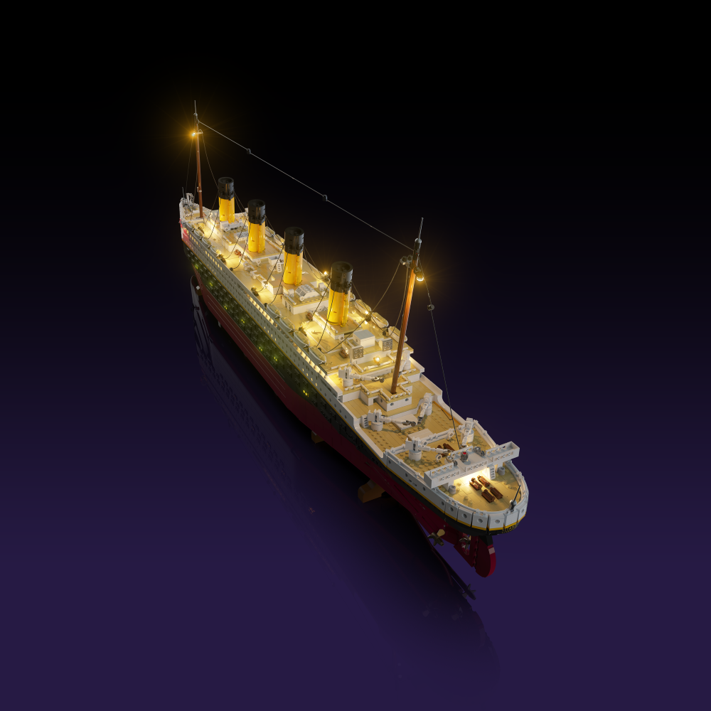 LEGO® Titanic #10294 Light Kit - LED Lighting Set for LEGO Models | Perfect for Display & Nighttime Showcase