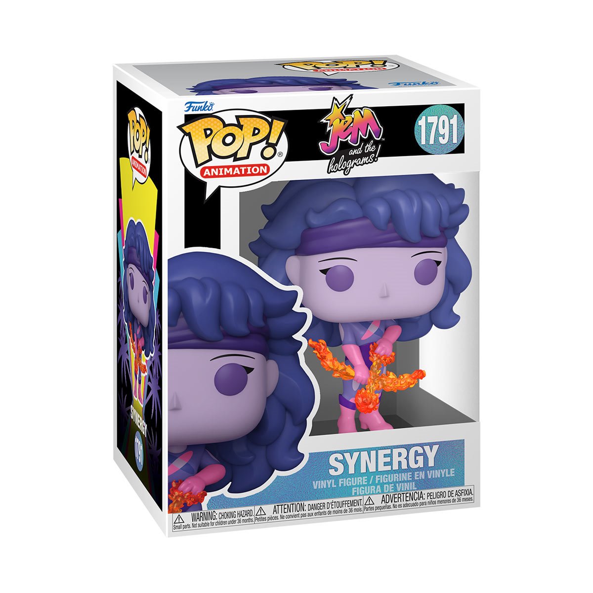 Jem and the Holograms Synergy Funko Pop! Vinyl Figure #1791 - Collectible Toy for Fans, Gift for Music Lovers - Perfect for Display, Decor, and Pop Culture Collections