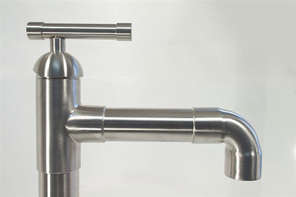 Compact Bathroom Sink Faucet with 90° Angled Spout - Perfect for Small Spaces, RV, Boat & Tiny Homes