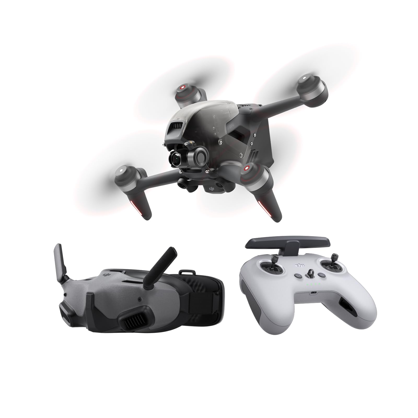 DJI FPV Explorer Combo - 4K HD FPV Drone with Goggles & Remote Controller for Immersive Aerial Photography | Perfect for Travel Vlogging, Adventure Sports & Cinematic Shots