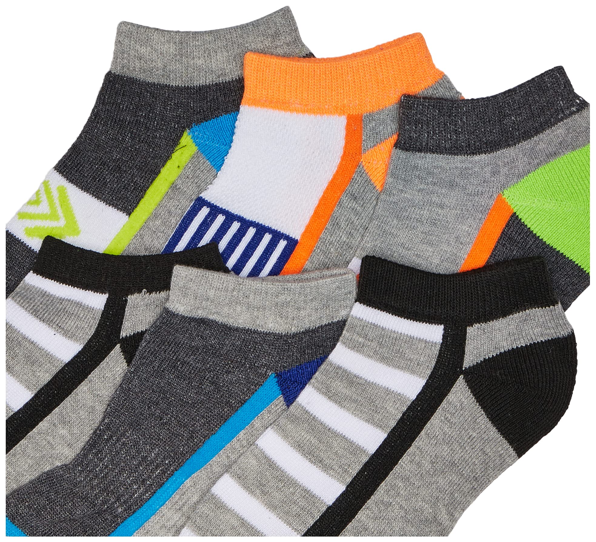 Jefferies Sporty Athletic Low Cut Half Cushion Socks - 6 Pair Pack for Men & Women - Breathable Comfort for Running, Gym & Everyday Wear