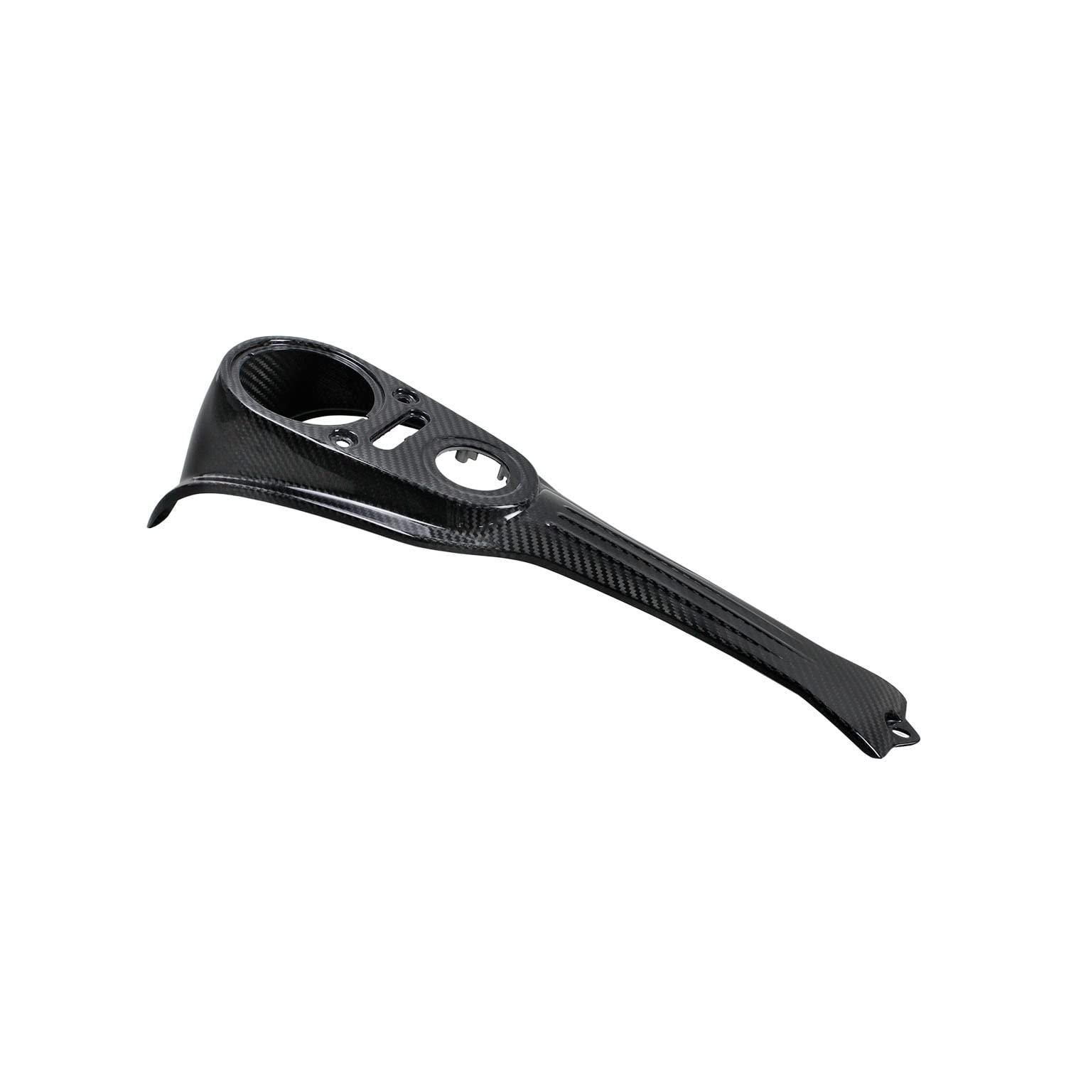100% Carbon Fiber Low Profile Gas Tank Dash Panel Cover for Harley 13-17 Street Bob FXDB - Lightweight & Durable Motorcycle Accessory - Perfect for Custom Bike Upgrades & Show Rides