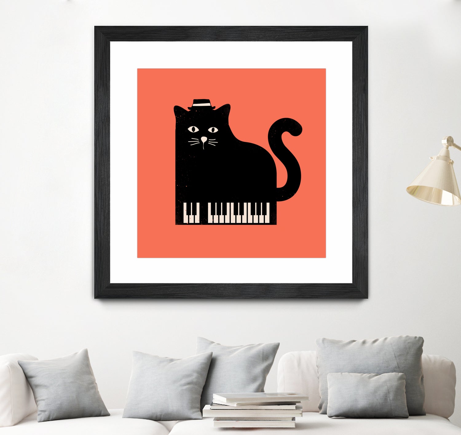 Cool Cat Playing Piano - Funny & Adorable Cat Piano Toy for Kids & Adults - Perfect for Gifts, Home Decor & Music Lovers