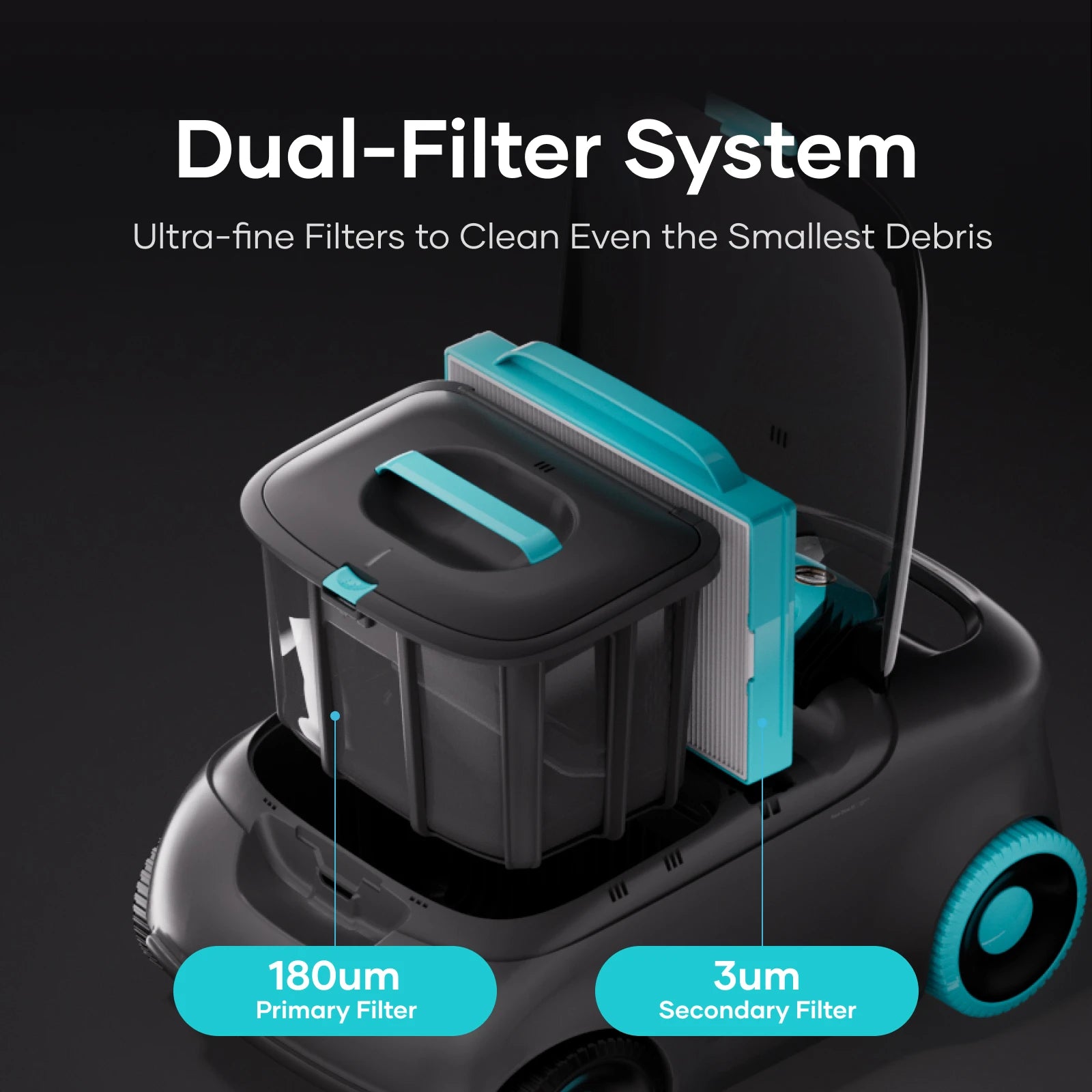 Aiper SCUBA E1 Cordless Robotic Pool Cleaner - Automatic Swimming Pool Vacuum for Inground & Above Ground Pools - Ideal for Home, Vacation Houses & Commercial Use