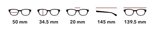 LOOK OPTIC Bond Blue Light Blocking Glasses with RETINASHIELD Technology - Anti Eye Strain for Computer & Digital Screen Use - Black Frame (1.00 Strength) - Perfect for Office Work, Gaming & Online Study