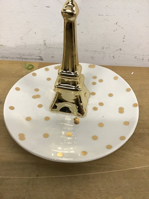 6-Piece Eiffel Tower Jewelry Tray Set - Elegant Parisian-Inspired Organizer for Rings, Earrings & Necklaces | Perfect for Vanity, Dresser & Travel
