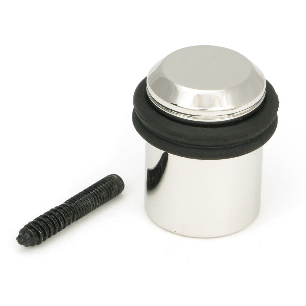 Premium Stainless Steel Floor Mounted Door Stop - Heavy Duty, Non-Slip Design for Home, Office & Commercial Use - Perfect for Doors, Cabinets & Furniture Protection