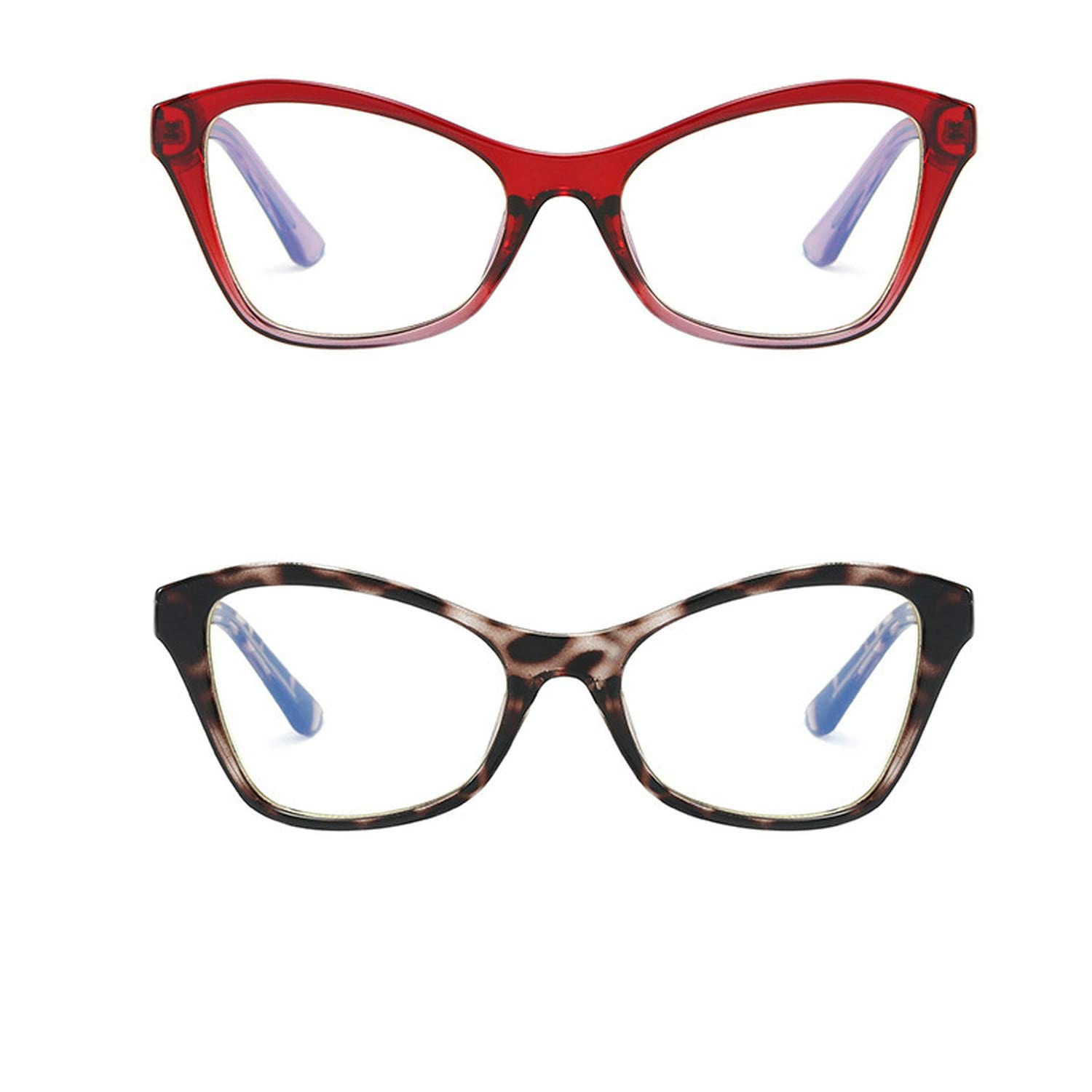 Retro Cat Eye Reading Glasses for Women - Blue Light Blocking & Hyperopia Relief - Perfect for Work & Screen Time