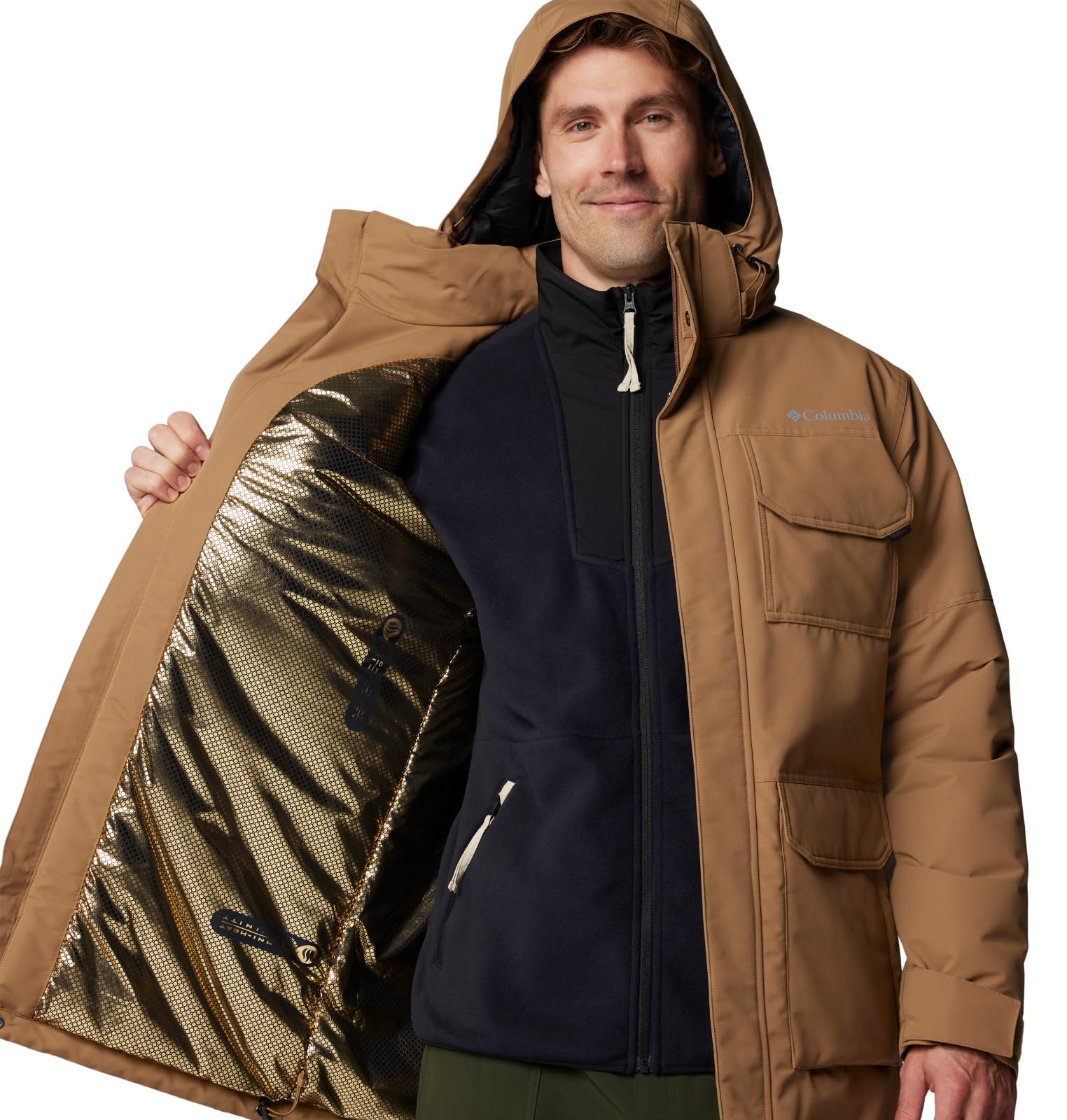 Columbia Men's Landroamer II Parka - Waterproof Winter Jacket for Hiking & Outdoor Adventures | Cold Weather Coat with Hood & Insulation