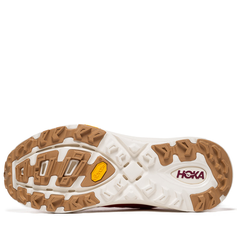 Hoka One One Mafate Three2 Trail Running Shoes - Tomato/Vermillion | Ultra-Cushioned for Hiking & Outdoor Adventures