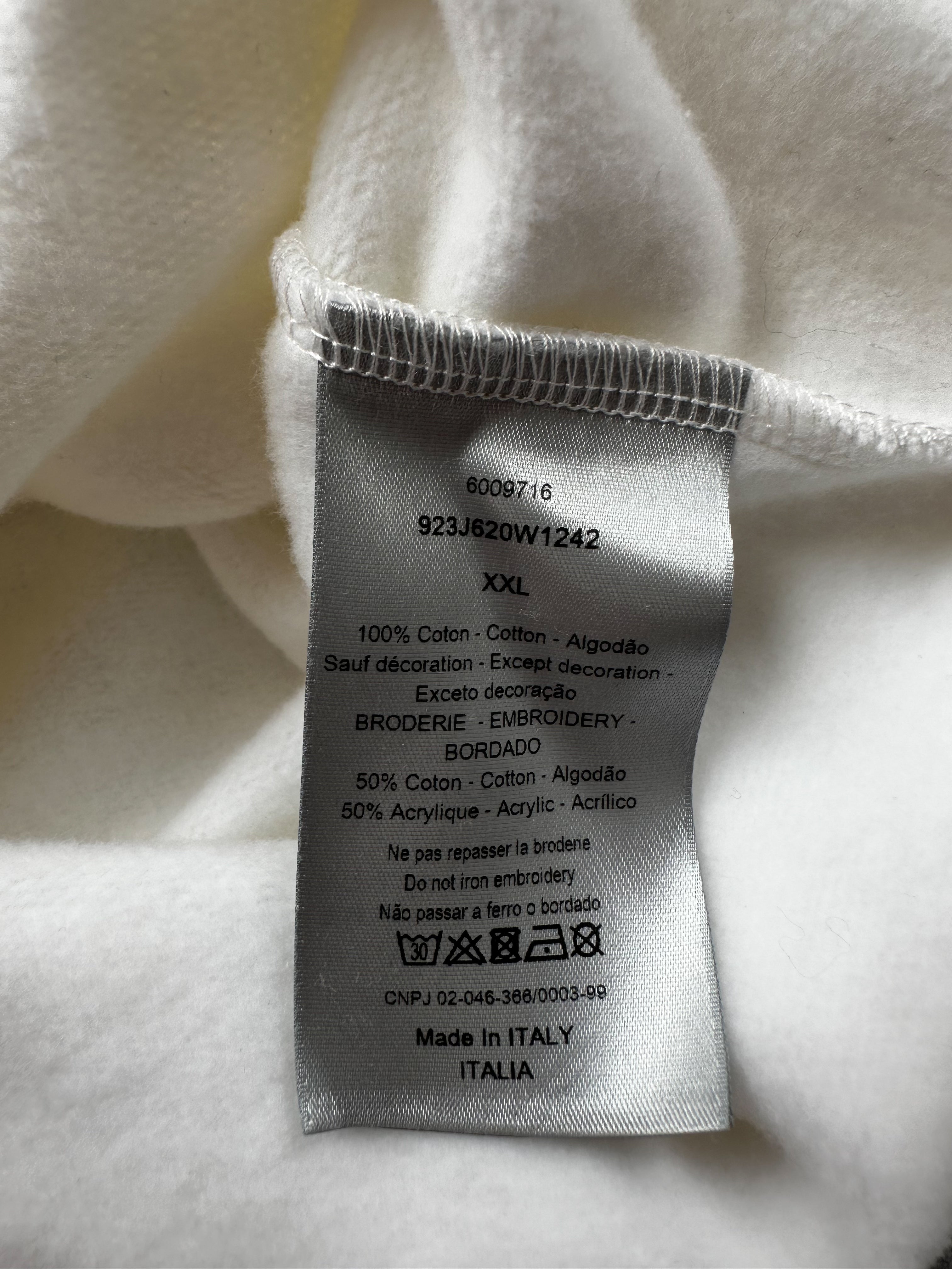 Dior x Kaws White & Grey Logo Sweater - Men's Fashion Hoodie for Casual Wear & Street Style Outfits