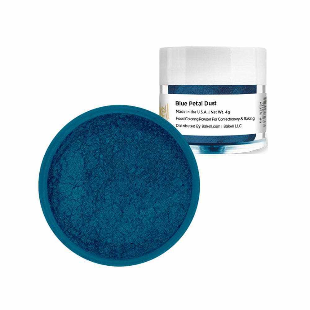 Blue Petal Dust - 4 Gram Jar | Edible Cake & Cookie Decorations for Baking, Wedding Cakes, Cupcakes & DIY Crafts