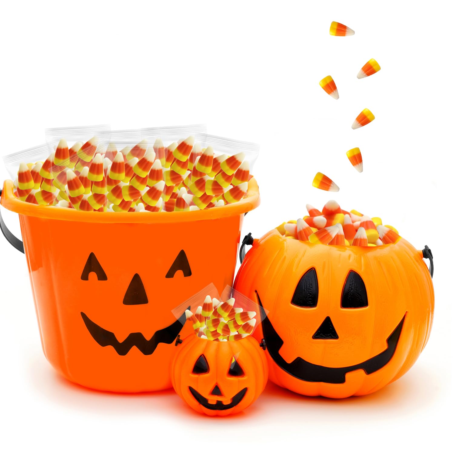 Fruidles Halloween Candy Corn - Classic Gluten-Free Holiday Treats, 1oz Individual Bags (8-Pack) - Perfect for Trick-or-Treating, Party Favors & Festive Snacking