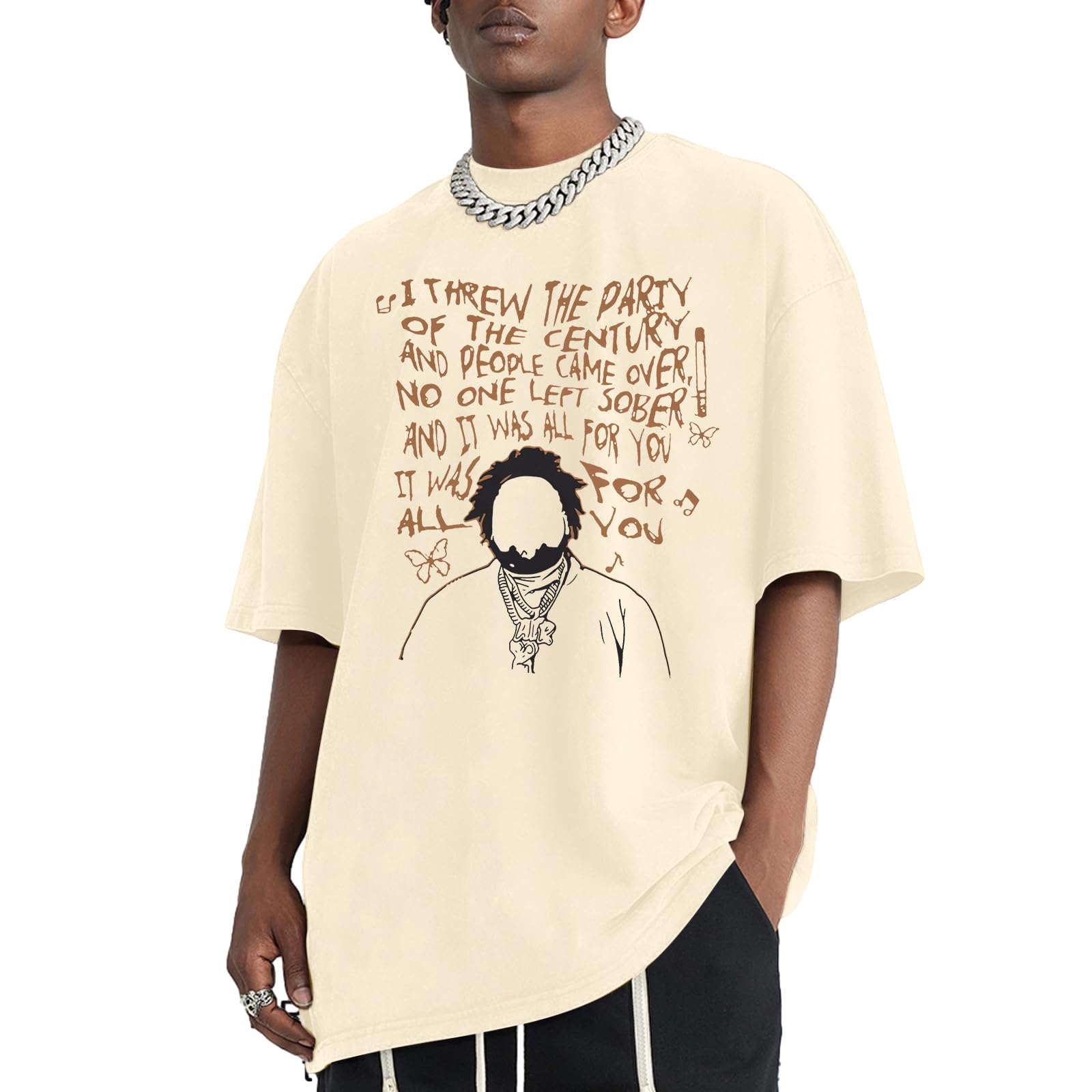 Vintage Hip Hop Rapper Concert Tee Shirt - Last Lap Tour Short Sleeve Pullover Tops for Men & Women - Perfect Fan Gift for Music Lovers & Concert Goers