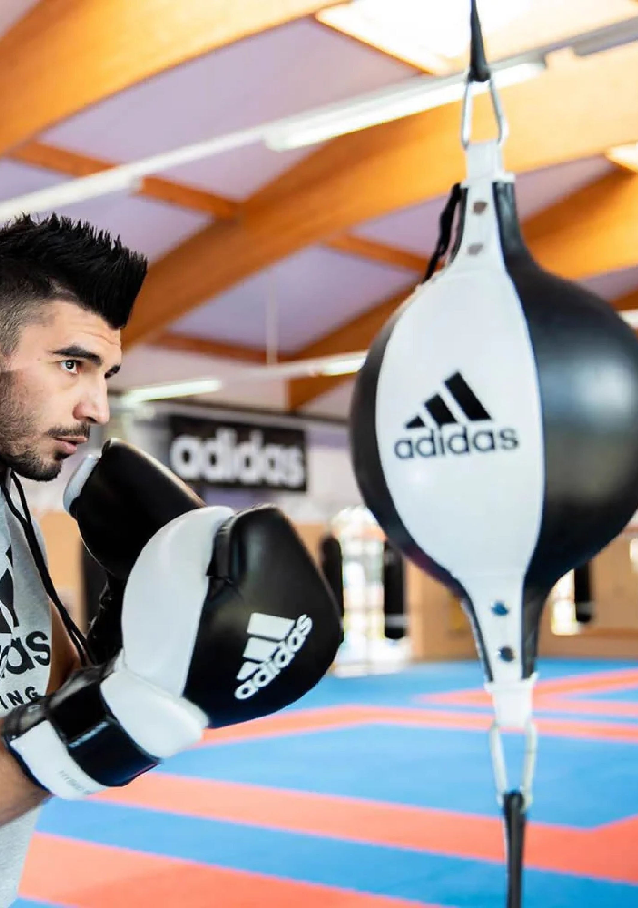Adidas Double End Ball ADISP300DB - Premium Speed Training & Reflex Ball for Boxing, MMA, and Fitness Workouts - Perfect for Solo Practice & Partner Drills