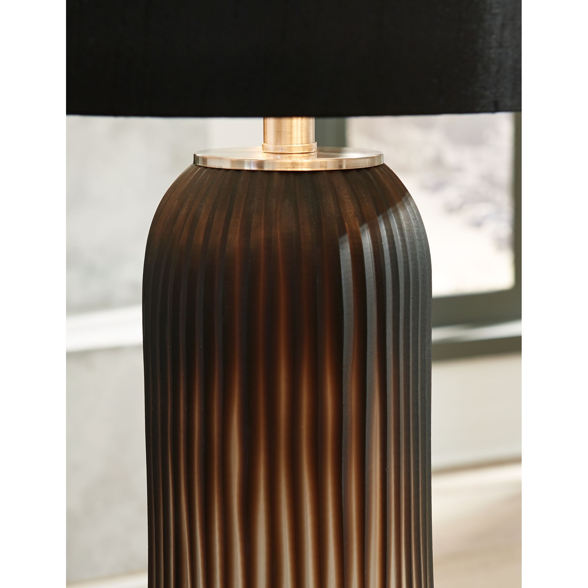 Abaness Modern Table Lamp Set of 2 - 29 Inch Height Bedside Lighting for Bedroom, Living Room & Office - Warm White LED Nightstand Lamps with Fabric Shade