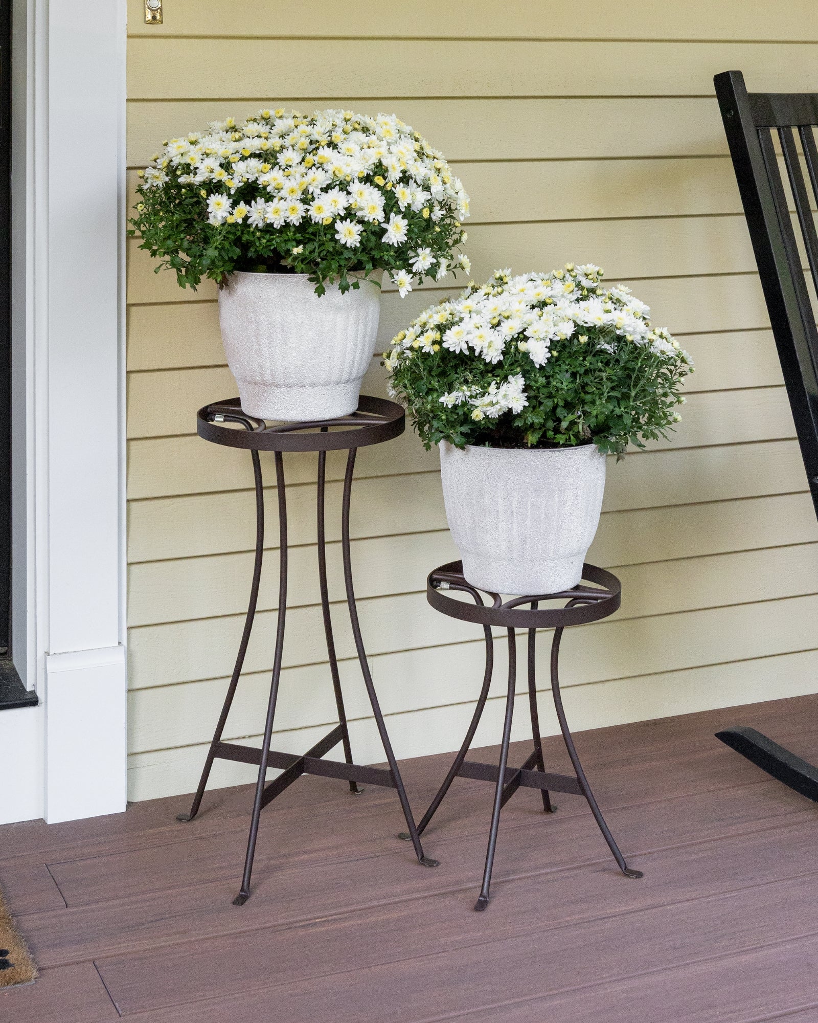 Achla Designs Tara Plant Stand - Indoor & Outdoor Decorative Flower Pot Holder for Home & Garden Decor | Perfect for Living Room, Patio, Balcony