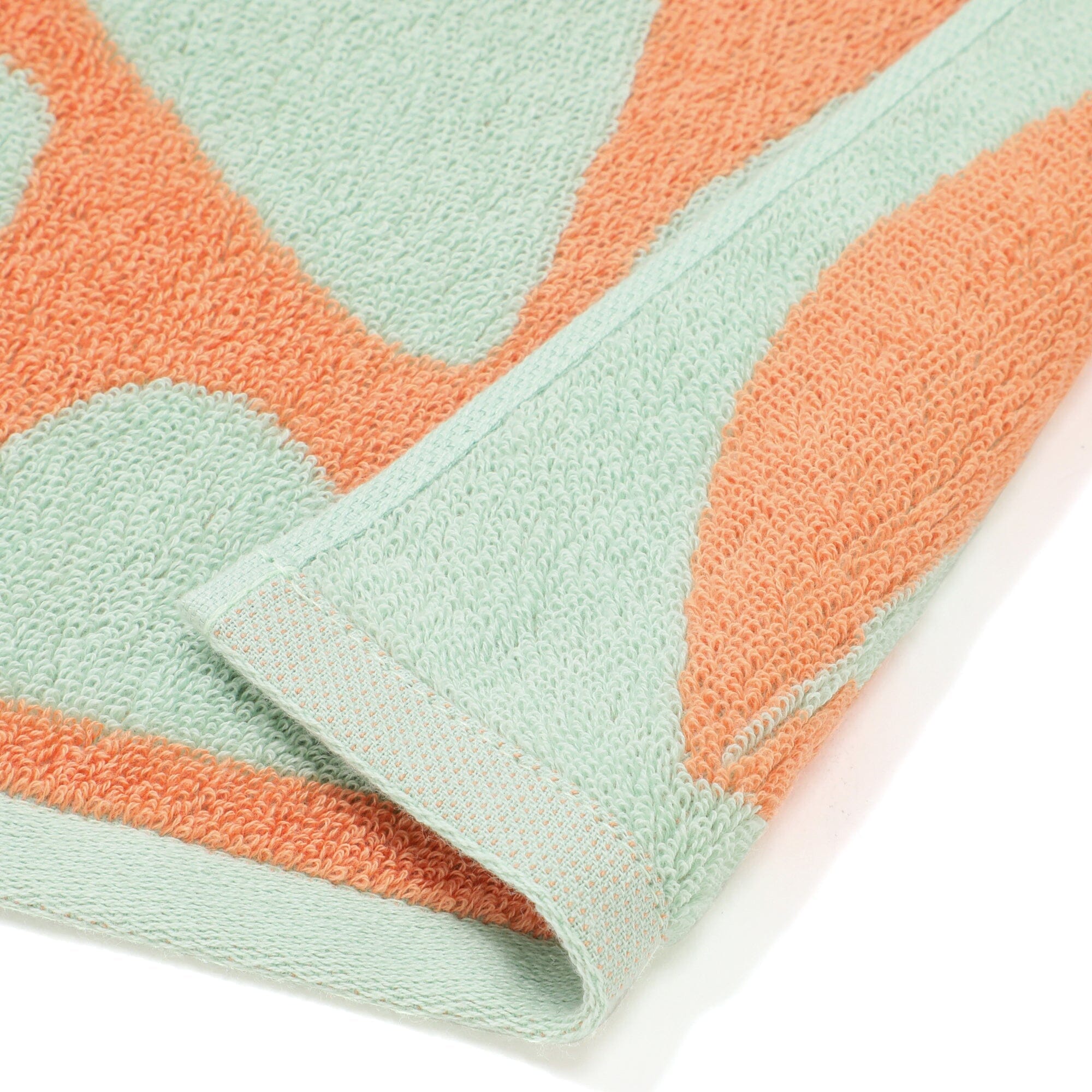 Antibacterial & Deodorizing Geometric Art Face Towel - Soft & Absorbent for Skincare, Gym, Travel & Daily Use