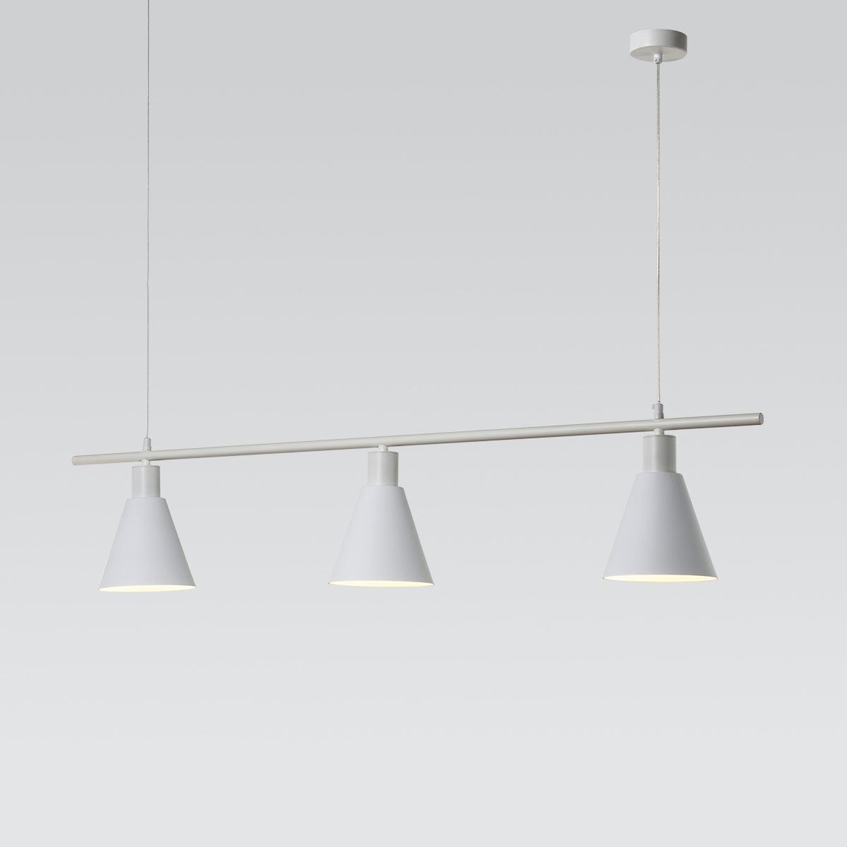Modern Linear Pendant Light - Sleek Minimalist Design for Kitchen Island, Dining Room & Bedroom Lighting