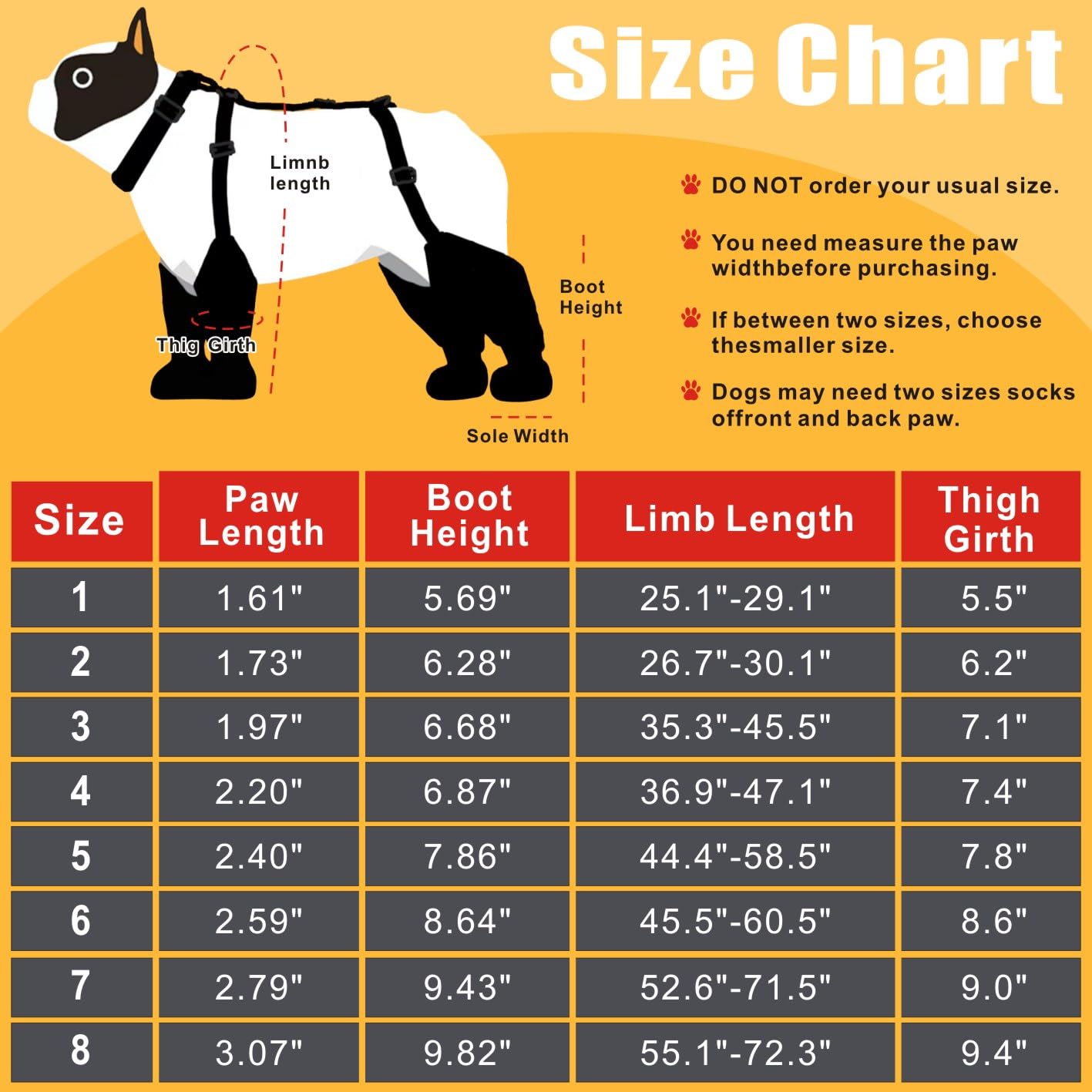 Idepet Dog Suspender Boots - Waterproof Anti-Slip Winter Dog Shoes with Adjustable Straps for Snow, Rain & Hiking - Paws Protection for Small Medium Large Dogs (Red, Size 5) | Perfect for Outdoor Adventures, Winter Walks & Rough Terrain Protection