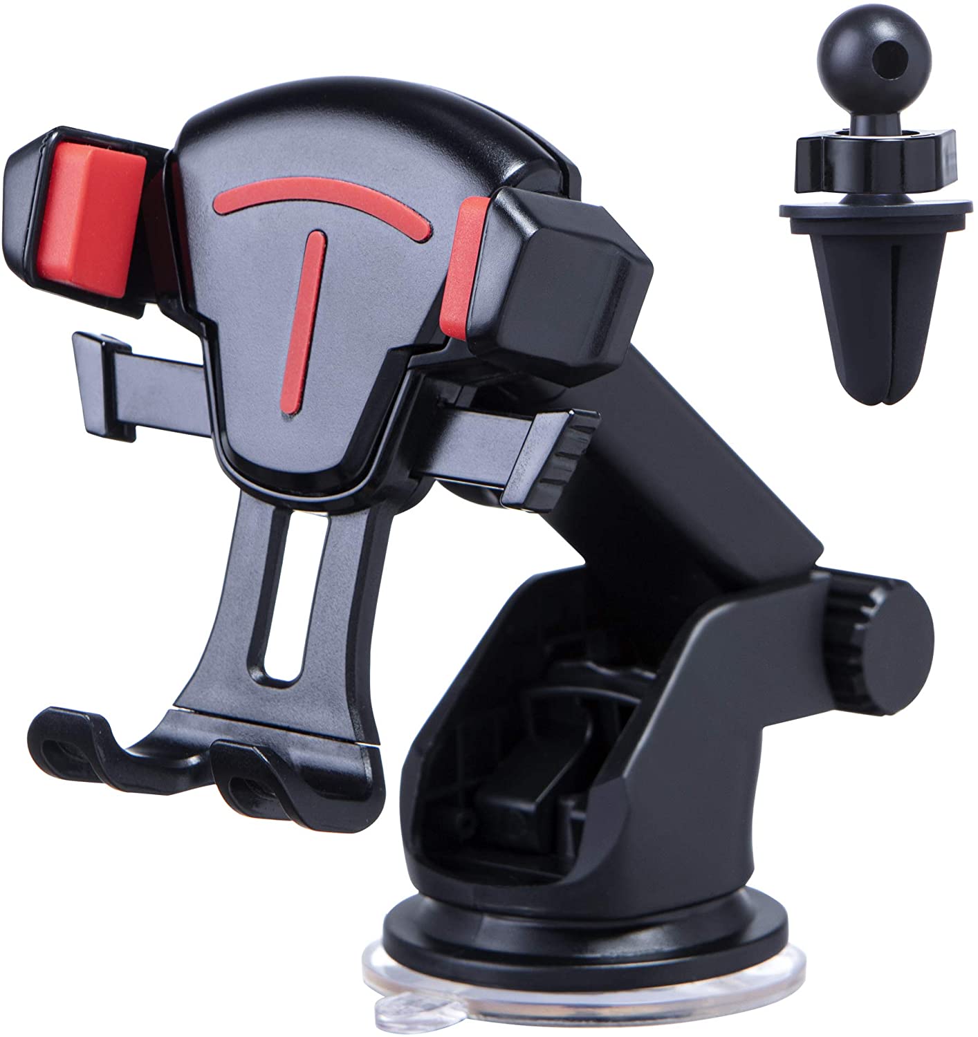 Universal Car Phone Mount Holder - Compatible with iPhone 12 Pro Max, Samsung Galaxy Note 20 Ultra & Most Smartphones | Hands-Free Driving, GPS Navigation & Safe Travel Accessory