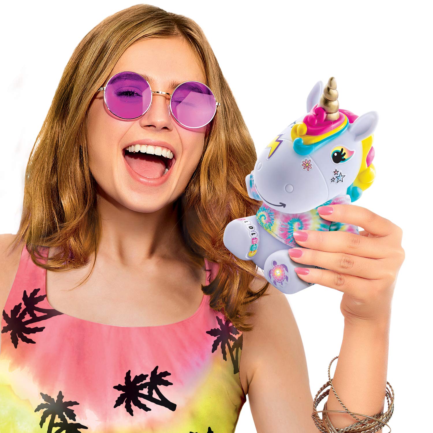 Canal Toys Unicorn Tie Dye Decorating Kit for Kids - DIY Arts and Crafts Activity for Birthday Parties & Creative Play