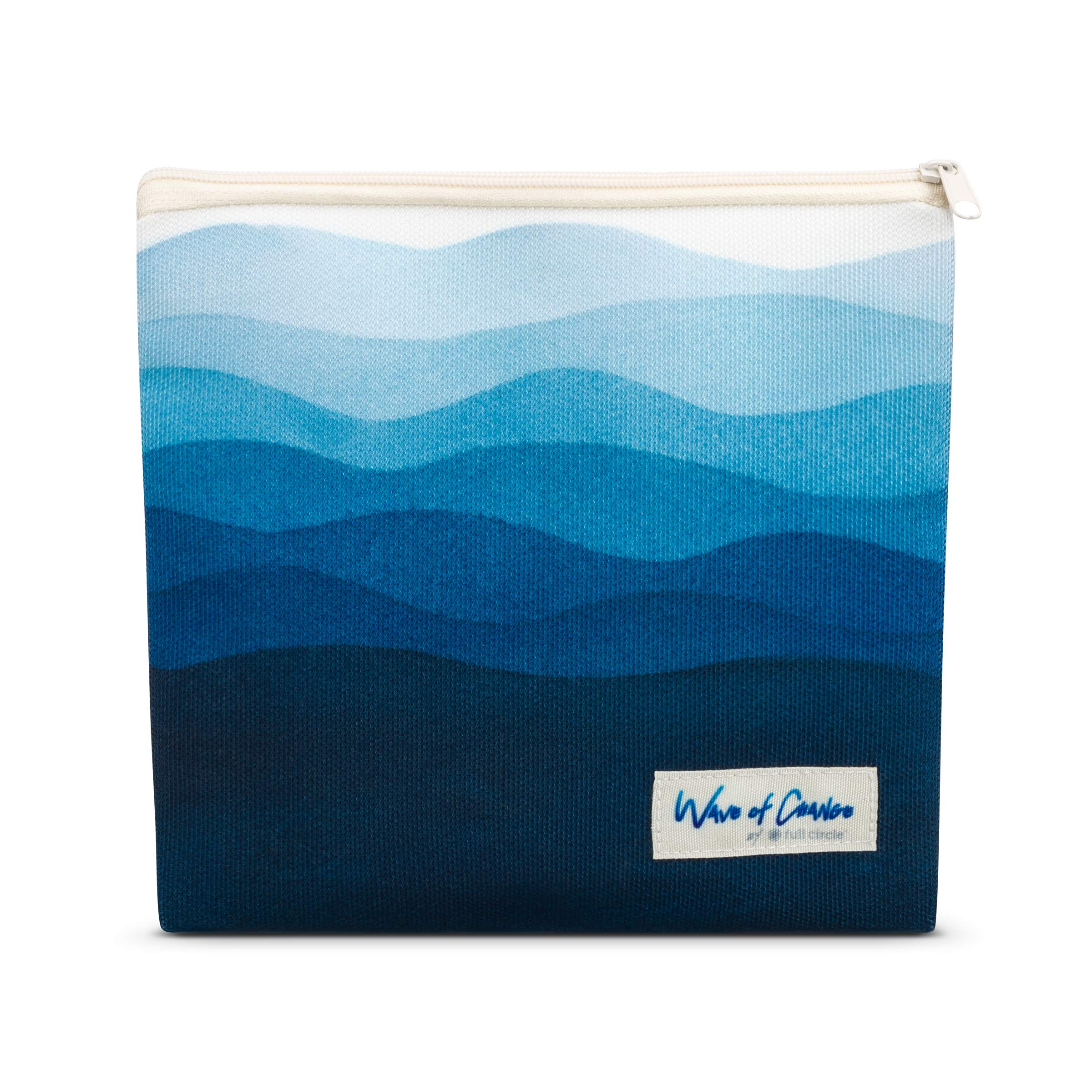 Eco-Friendly Recycled PET Insulated Lunch Bag Set of 2 - Wave of Change WC19306V Sandwich Pouch for Work, School & Picnics | Sustainable Food Storage Solution