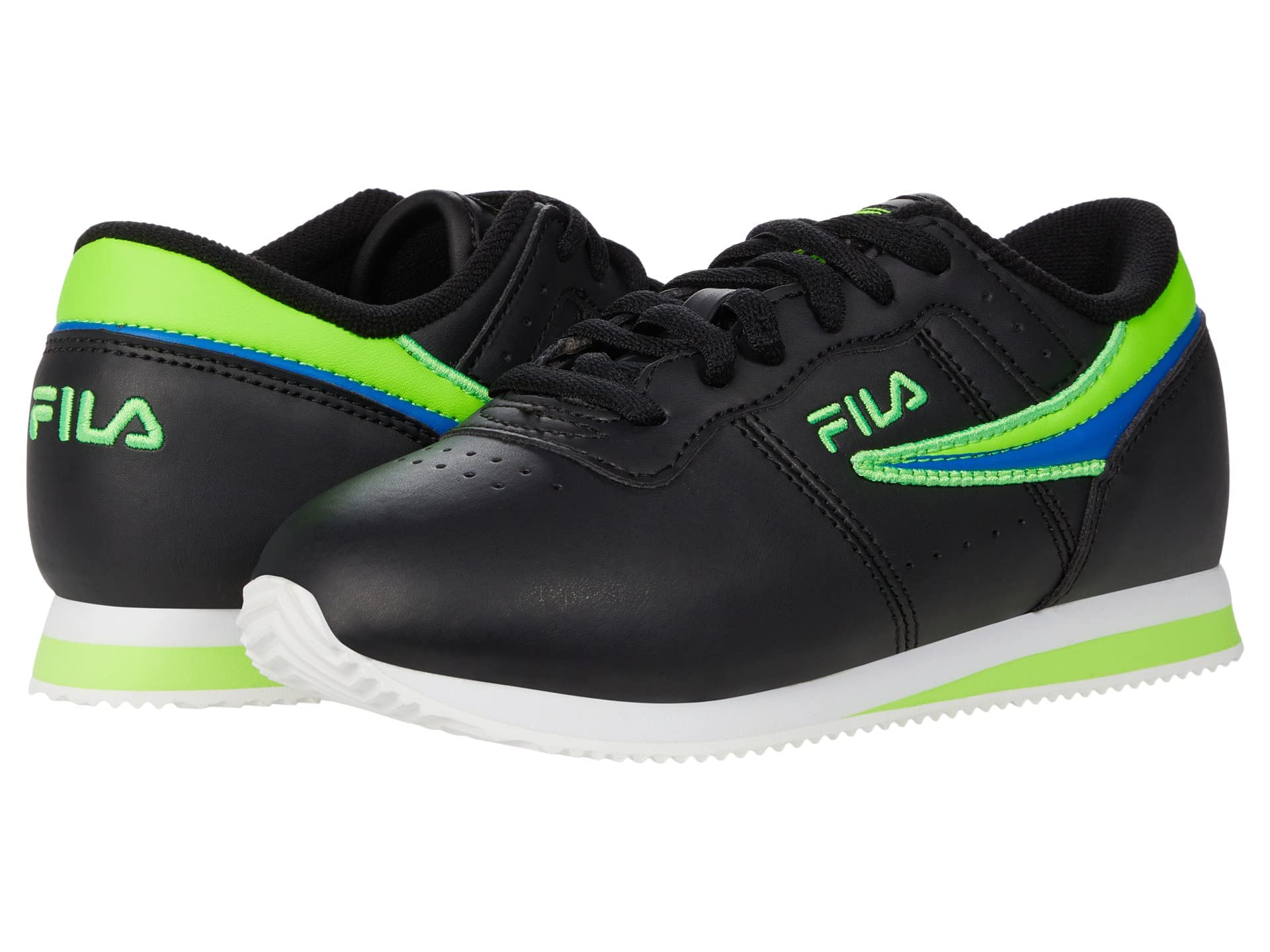 Fila Boys Machu Outline Flag Sneakers - Toddler, Little Kid & Big Kid Sizes - Comfortable Athletic Shoes for Running, School & Casual Wear