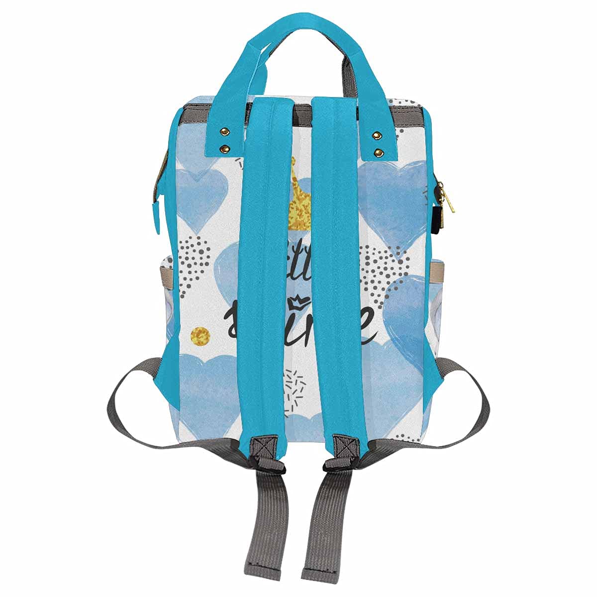 **Personalized Diaper Backpack for Moms - Custom Name Baby Bag, Waterproof & Multifunctional Nursing Travel Backpack for Boys & Girls, Blue Elephant Design - Perfect for Daycare, Travel & Baby Shower Gifts**