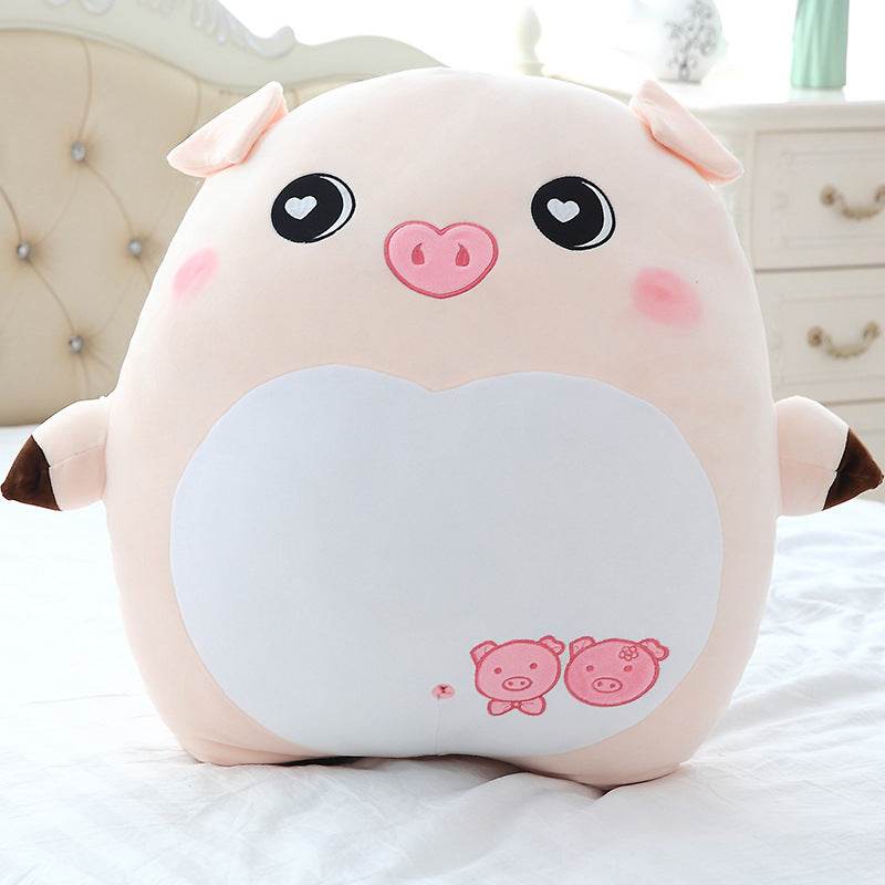 Soft and Cuddly Moody Pig Plush Toy - Adorable Stuffed Animal for Kids, Gifts & Home Decor | Perfect for Bedtime, Nursery, and Emotional Comfort