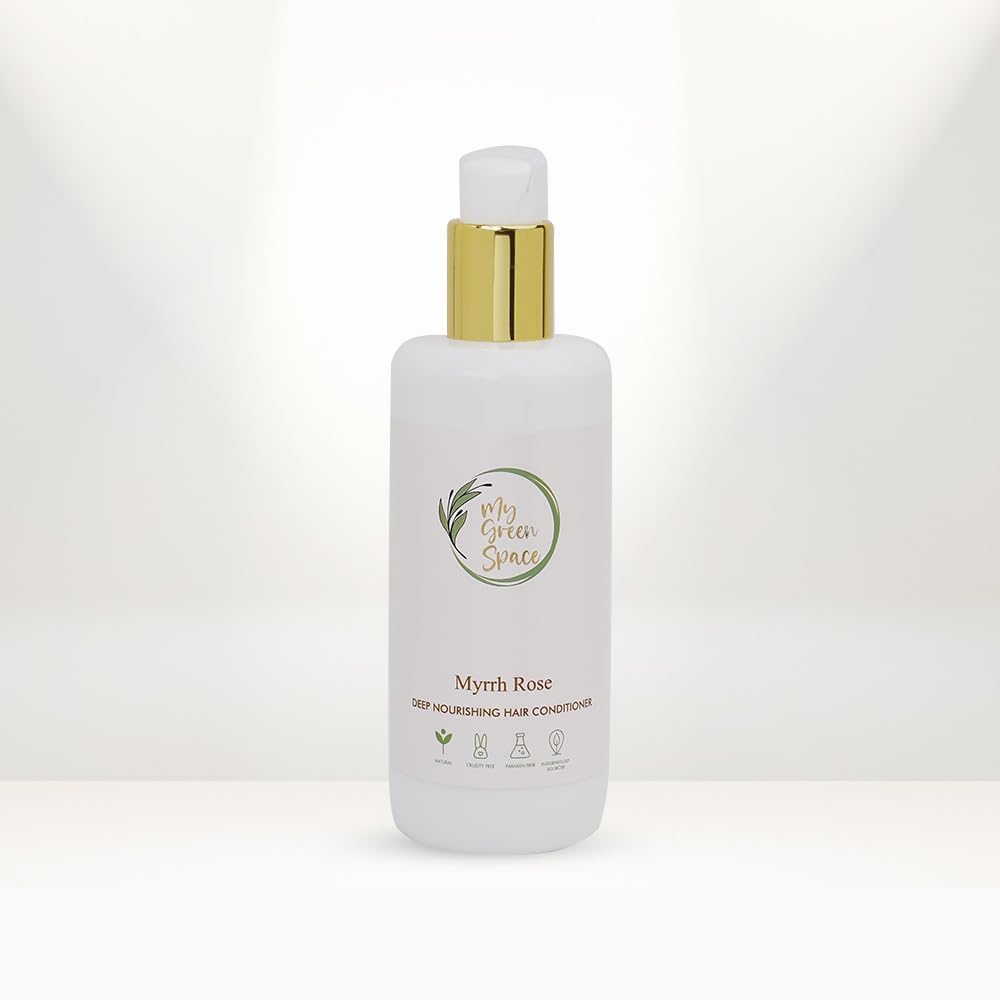 Rose Hair Conditioner 250ml - Repairing & Strengthening for Damaged, Weak, Dry Hair - Frizz Control & Reduces Hair Loss - Unisex Formula - Perfect for Daily Hair Care & Salon-Quality Results at Home
