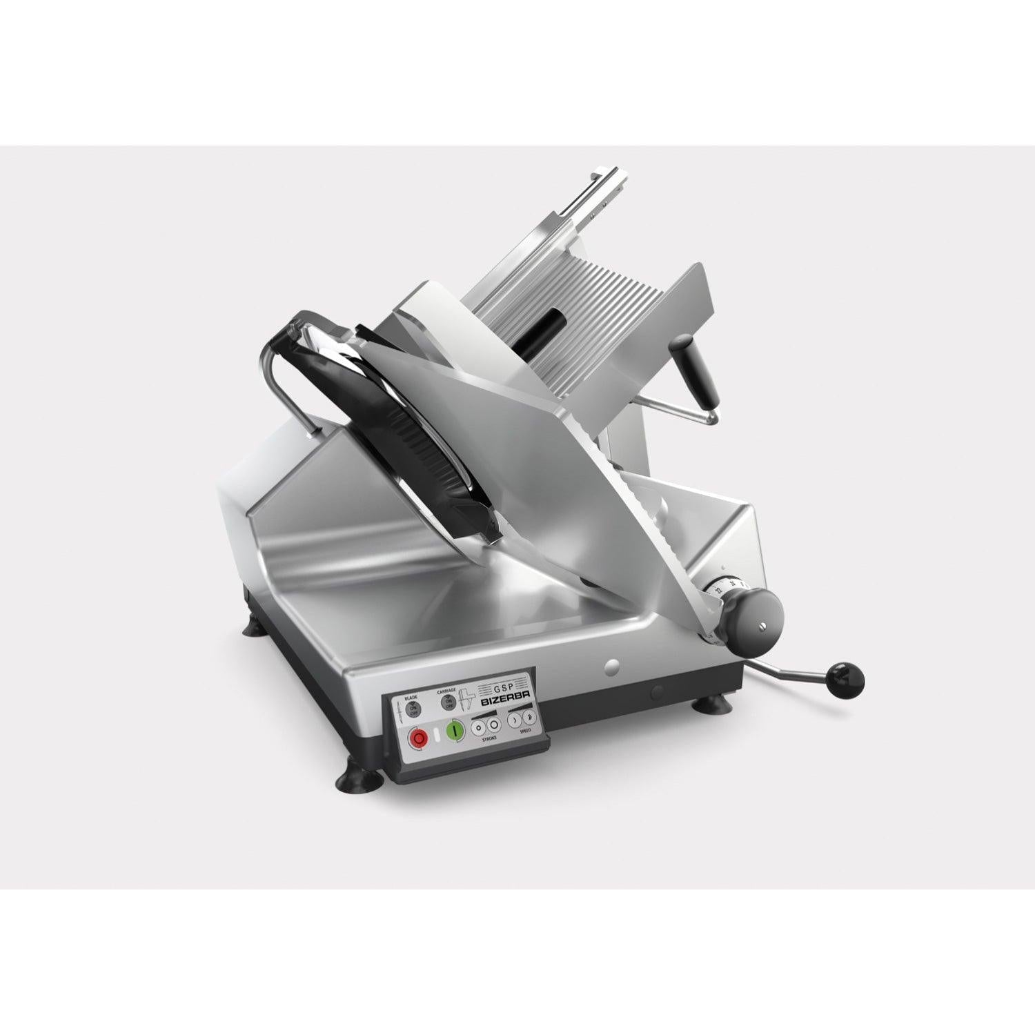 Bizerba GSPHD STD 90 13 Automatic Gravity Feed Meat Slicer - 0.33 HP Commercial Deli Slicer for Restaurants, Butcher Shops & Catering Services