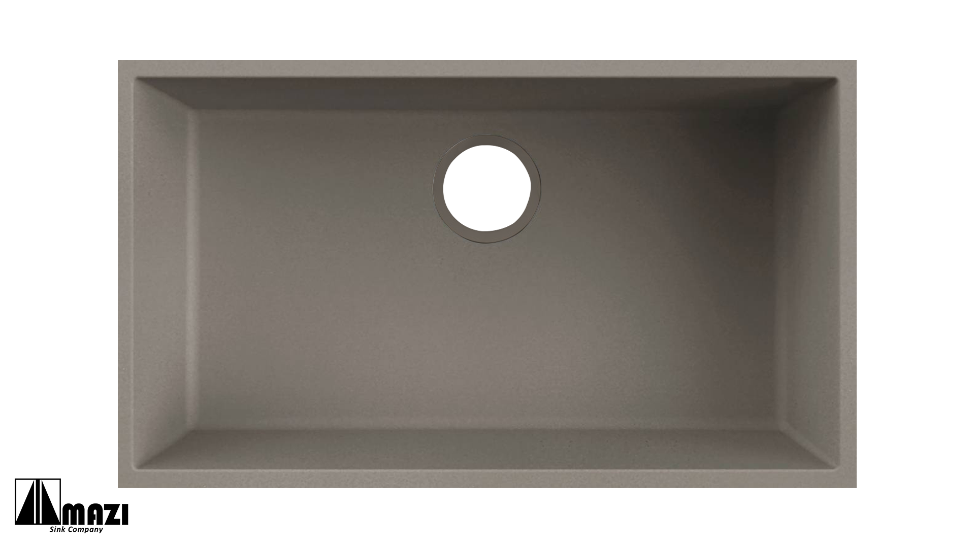 Granite Composite Kitchen Sink IT100M - Lipless Design, Durable & Scratch-Resistant for Modern Home & Restaurant Use