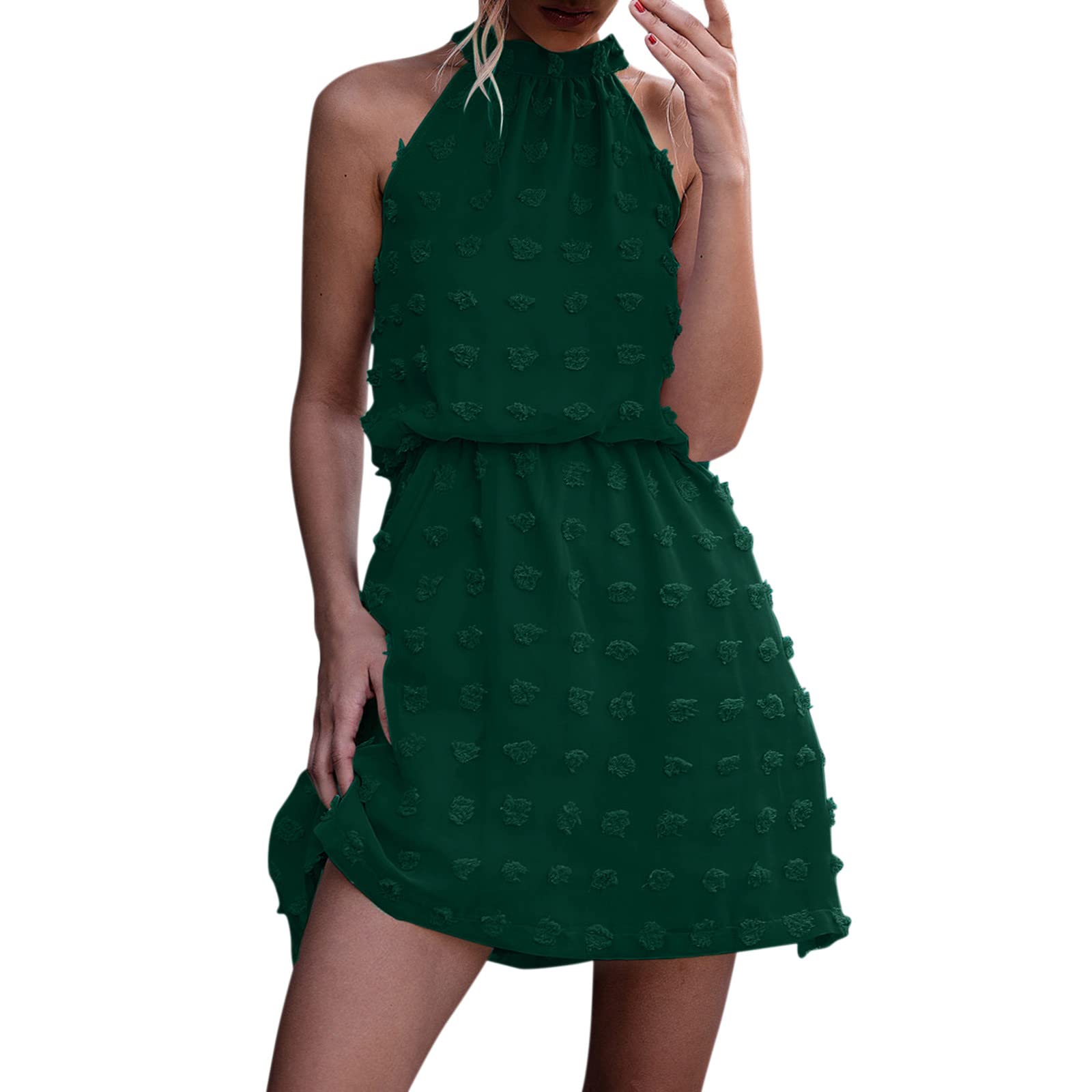 Mortilo Women's Summer Sleeveless A-Line Mini Dress - Elegant Tank Top Dress for Casual Outings, Beach Wear & Date Nights | Sexy & Comfortable Women's Dresses