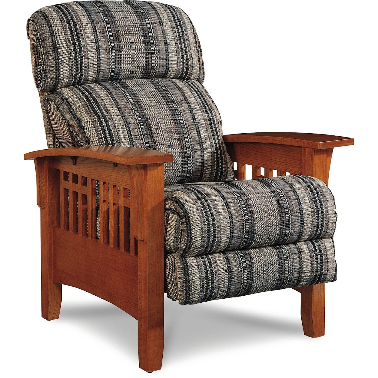 La-Z-Boy Mission Manual Recliner Chair - Comfortable Leather Living Room Recliner for Home Theater & Relaxation
