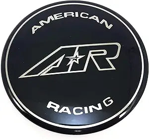 American Racing Matte Black 8 Lug Wheel Center Cap - Durable Hub Cover for Trucks & SUVs - Perfect for Off-Roading & Custom Car Accessories