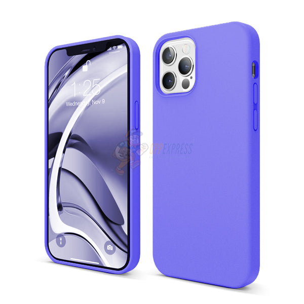 iPhone 12 Pro Max Case - Slim Soft Silicone Protective Shockproof Cover with Anti-Slip Grip | Light Purple | Perfect for Daily Use, Travel & Outdoor Activities