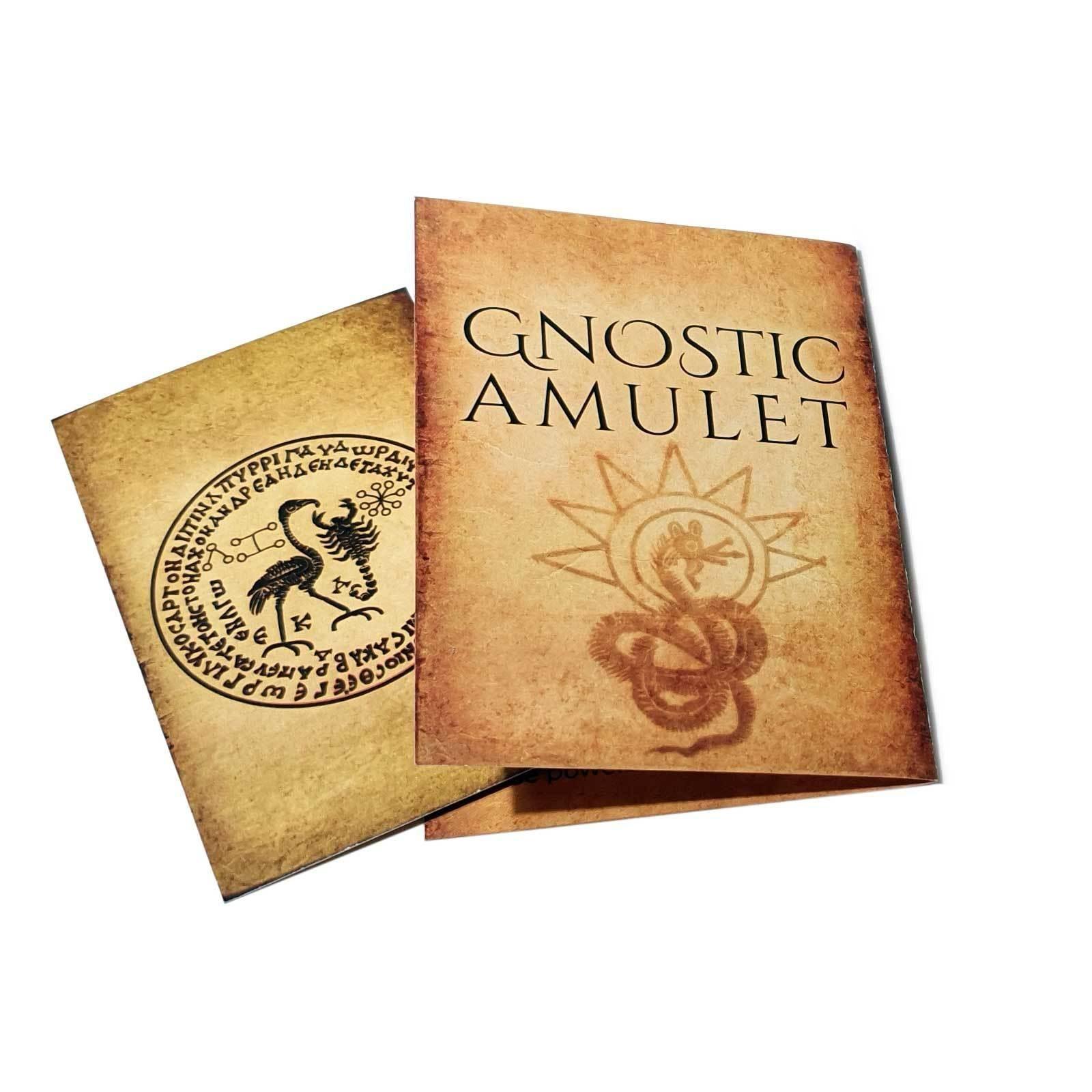 Ancient Gnostic Talisman Amulet for Health & Strength - Unique Spiritual Jewelry for Protection, Wellness & Energy Boosting | Perfect for Meditation, Yoga & Daily Wear