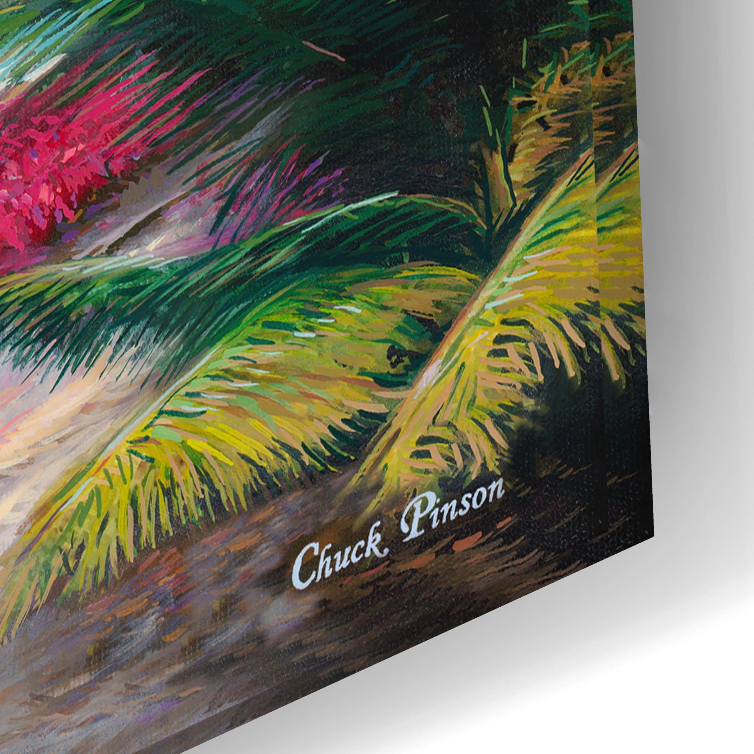 Epic Art 'Sea Breeze Trail' by Chuck Pinson - 24x16 Inch Acrylic Glass Wall Art for Living Room, Bedroom & Office Decor - Modern Coastal Landscape Painting