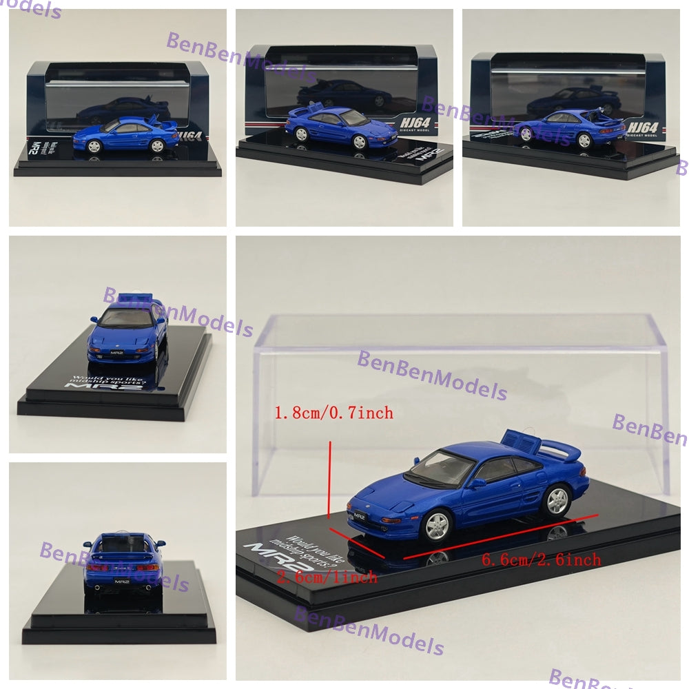 1/64 Scale Toyota MR2 (SW20) GT-S 1993 Diecast Model Car - Limited Edition Collectible for Car Enthusiasts & Hobbyists - Perfect for Display, Gifts, and Model Car Collections