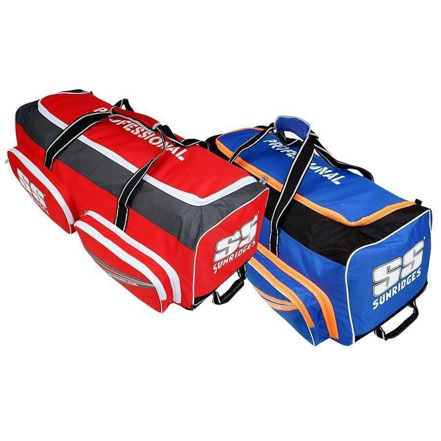 SS Ton Professional Wheelie Blue Cricket Kit Bag - Durable Sports Equipment for Cricket Players | Perfect for Training, Matches & Travel