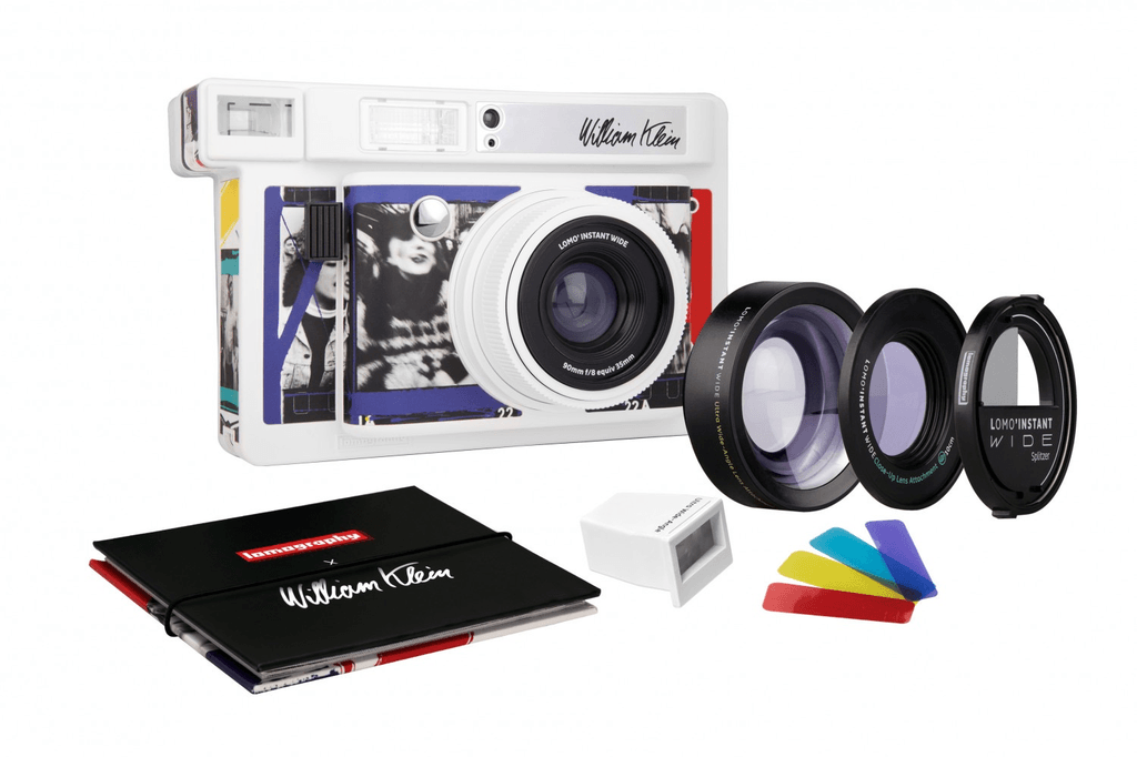 Lomo'Instant Wide Camera with Lenses - William Klein Edition | Instant Film Camera for Travel, Parties & Creative Photography