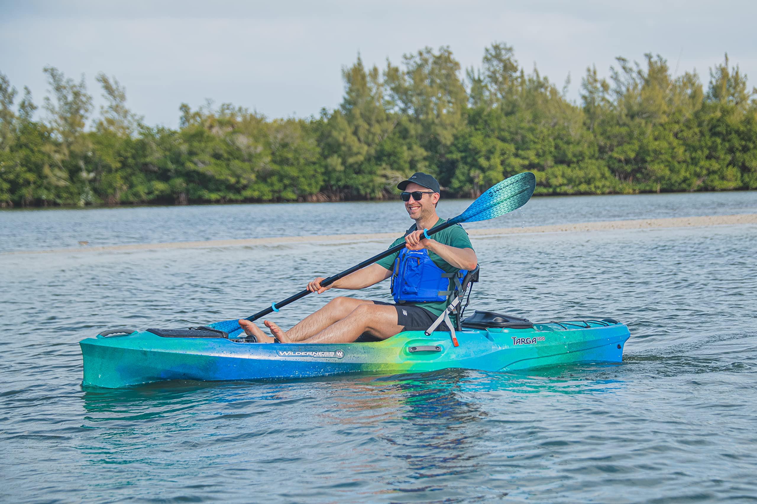 Wilderness Systems Pungo Kayak Paddle for Recreation & Touring | Lightweight Fiberglass or Carbon Fiber Blades | Adjustable Carbon Fiber Shaft (220-240cm) | Perfect for Lakes, Rivers & Coastal Kayaking Adventures